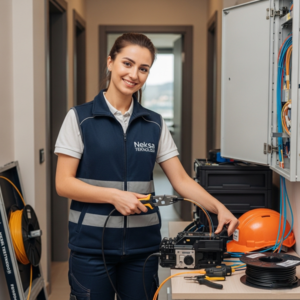 Daireye Fiber Kablo Çekme Hizmeti 5 Daireye Fiber Kablo Çekme Hizmeti